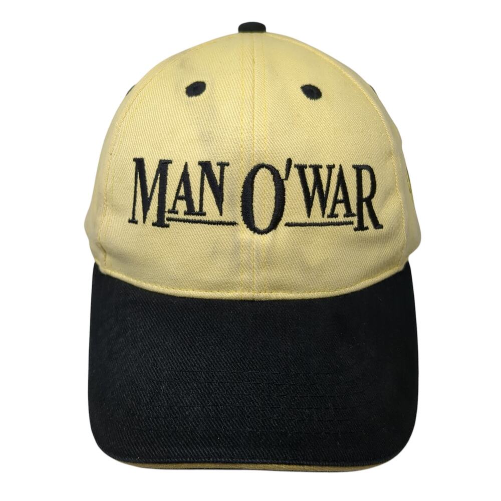 Man O' War Horse of The Century Baseball Cap Yellow OS Adjustable ATT Headwear